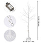 6FT LED Birch Tree with 305 Warm White Lights, 8 Modes, and Adjustable Brightness for Indoor/Outdoor Summer, Christmas, and Holiday Decorations