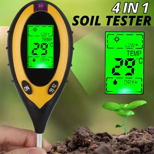 Soil PH And Moisture Light Intensity Test Meter Plant Tester For Plants Growth