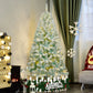 6ft Artificial Christmas Tree with 300 LED Lights and 600 Bendable Branches,Christmas Tree Holiday Decoration, Xmas Tree Christmas Decorations