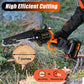 Mini Chainsaw 6-Inch Version 3.0 - with Built-in Chain Adjustment and Oiling Port