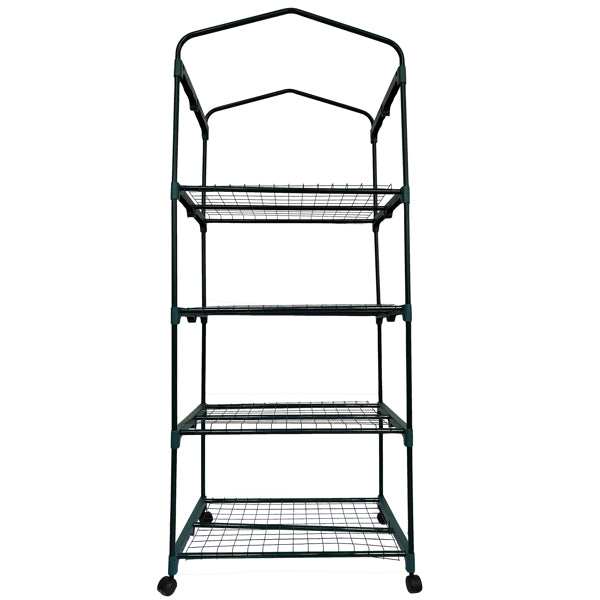 Mini Greenhouse - 4 Tiers Indoor Outdoor Greenhouse With wheels-Use in Any Season for Plants