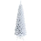 6 Feet Unlit Artificial Slim Pencil Christmas Tree with Metal Stand