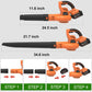 24V Cordless Leaf Blower with 2* 4.0 Ah Batteries, Up to 150 MPH