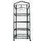 Mini Greenhouse - 4 Tiers Indoor Outdoor Greenhouse With wheels-Use in Any Season for Plants