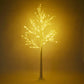 6FT LED Birch Tree with 305 Warm White Lights, 8 Modes, and Adjustable Brightness for Indoor/Outdoor Summer, Christmas, and Holiday Decorations