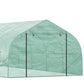 Walk-In Greenhouse 26x10x7 ft green