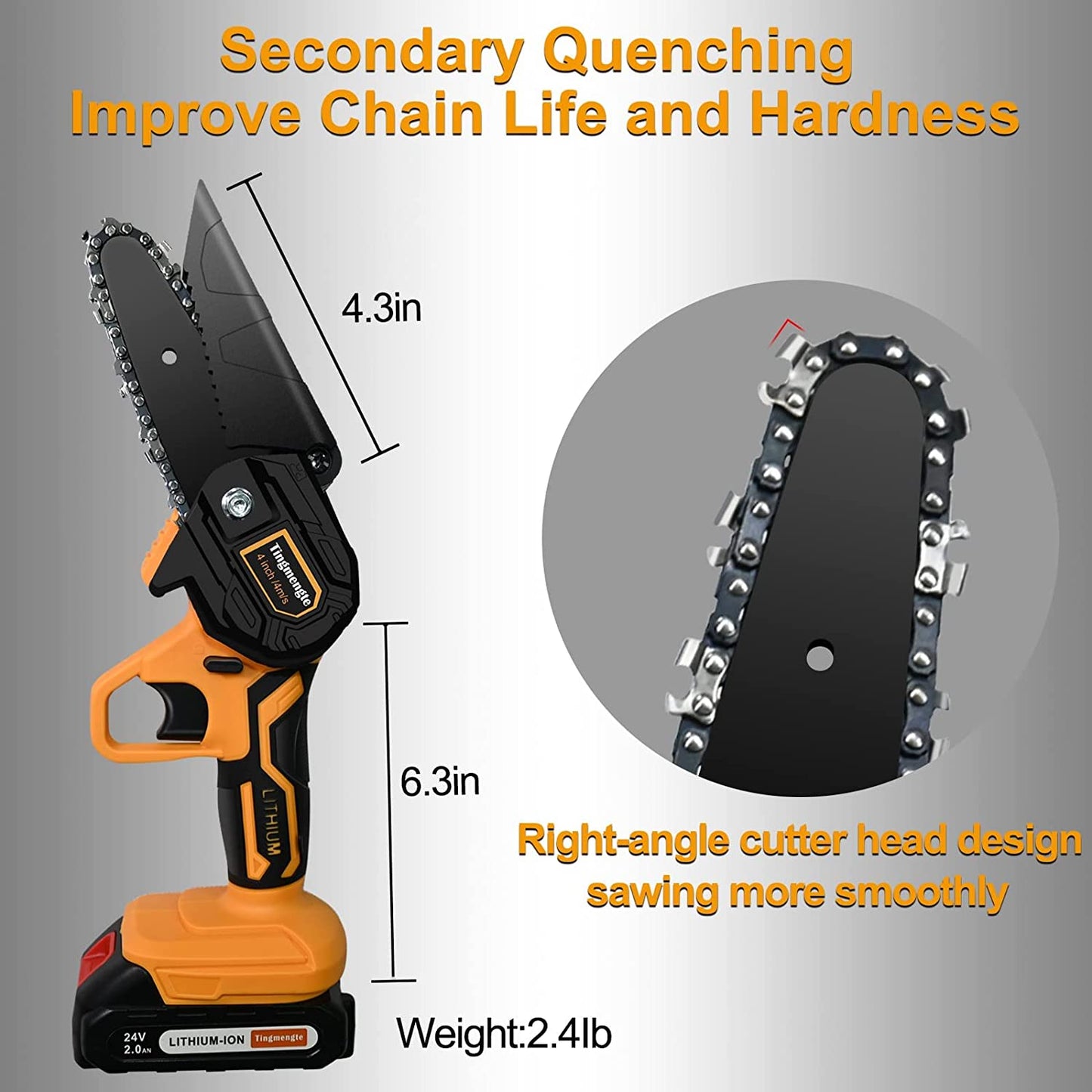 Mini Chainsaw 4-Inch Version 1.0