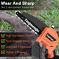 Mini Chainsaw 8-Inch Version 2.0-with Oiling Port