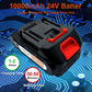 2*Tingmengte 24V 10000mAh Mini Chainsaw Battery